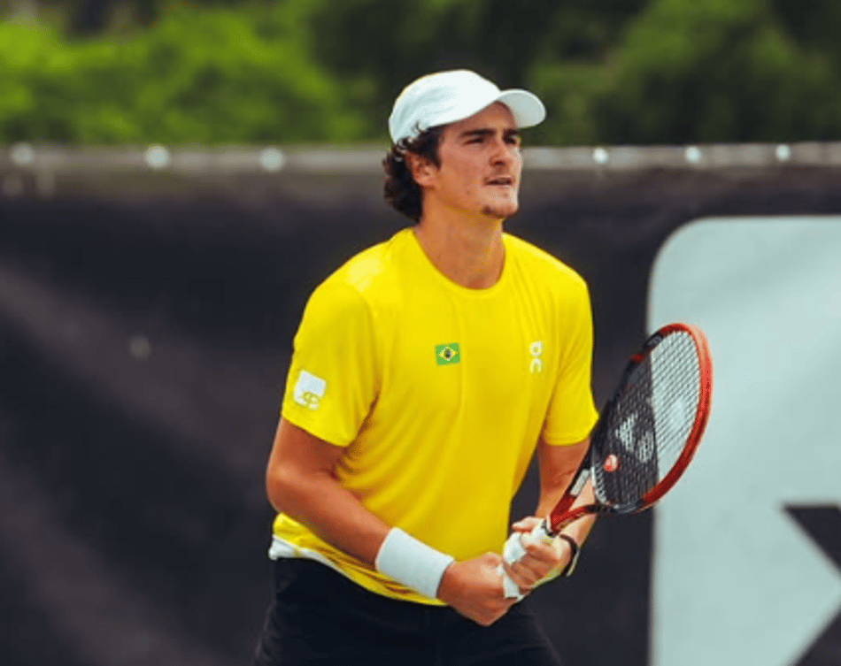João Fonseca na pré-temporada na Yes Tennis (Divulgação)