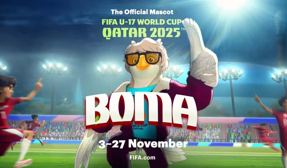 Boma será o mascote do Mundial sub-17 de 2025 (Foto: Divulgação/Fifa)