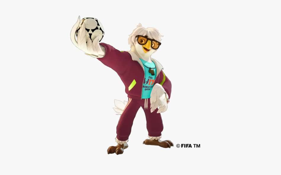 Conheça o mascote do Mundial sub-17; torneio começa nesta segunda-feira