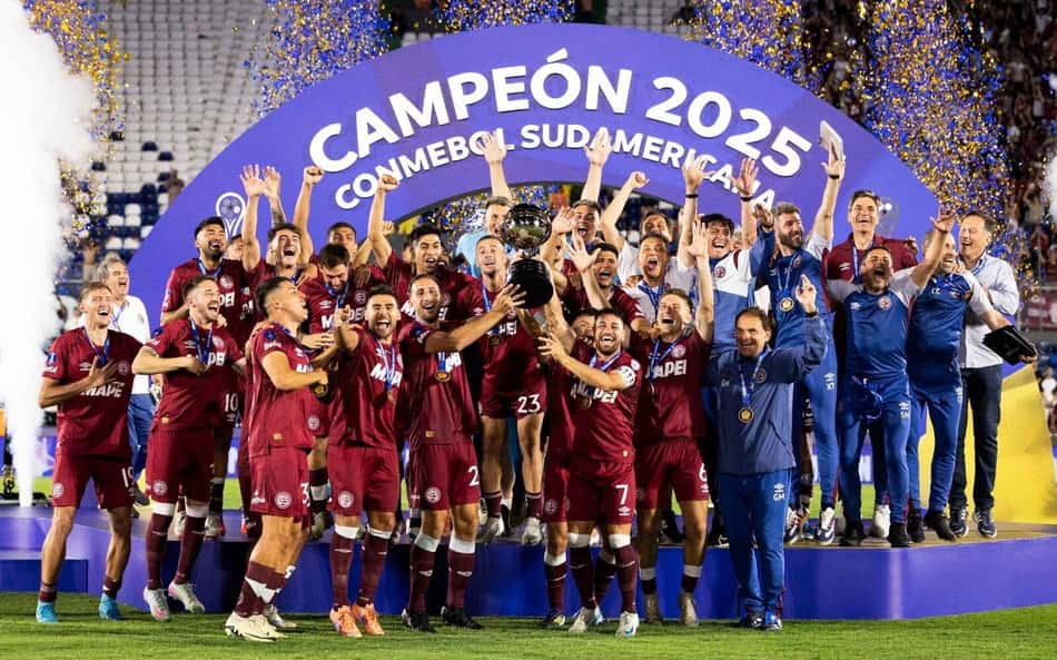 Premiação do Lanús na Sul-Americana é maior que a soma de todos torneios argentinos