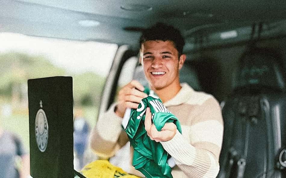 Lando Norris antes do GP de F1 de São Paulo (Foto: Reprodução/ Palmeiras)