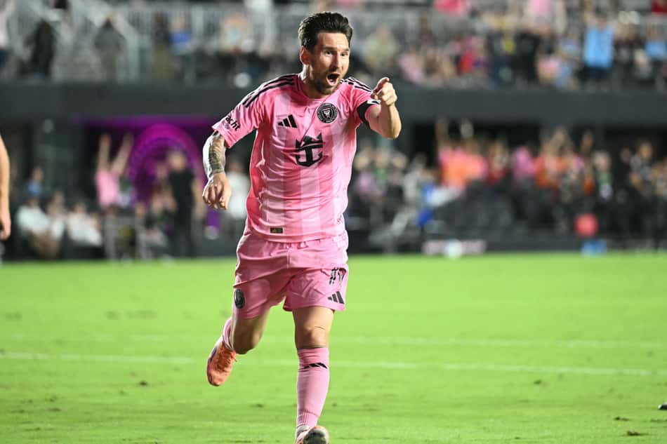 Messi comemora gol diante do Nashville (Foto: Chandan Khanna/ AFP)