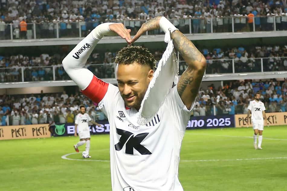 Neymar em Santos x Mirassol (Foto: Mauricio De Souza/AGIF / Gazeta Press)