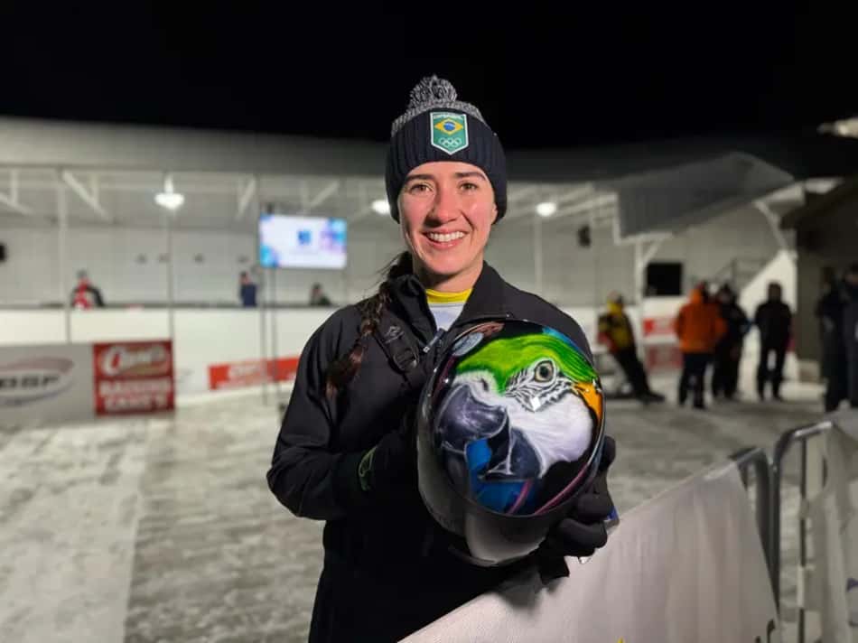 Nicole Silveira, do skeleton, é candidata ao pódio em Milão-Cortina