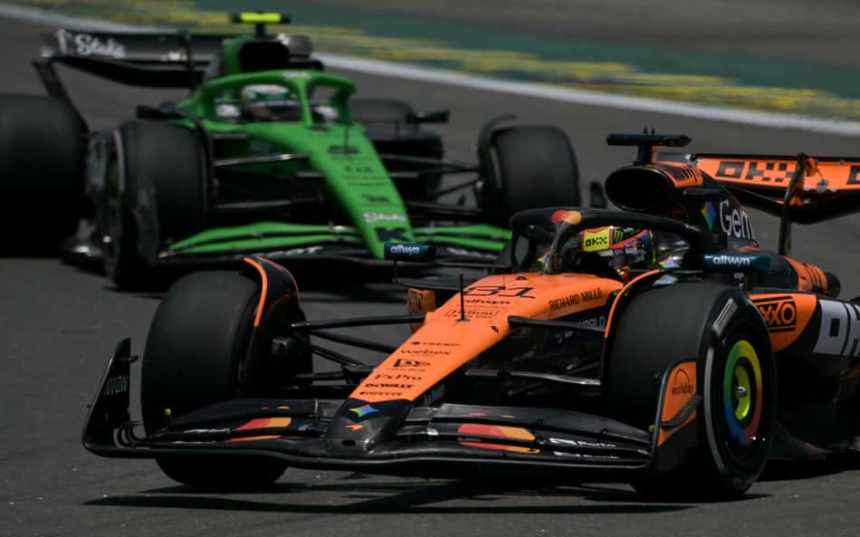 Veja como foi a vitória de Lando Norris na corrida sprint do GP do Brasil na F1 2025