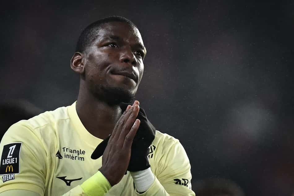 Paul Pogba em ação com a camisa do Monaco (Foto: Lou BENOIST / AFP)