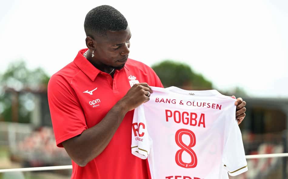 Pogba é relacionado pelo Monaco após dois anos sem jogar