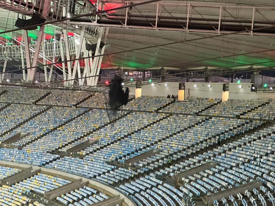 redes setores visitantes Maracanã