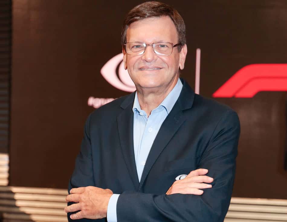 Sergio Mauricio, narrador da Fórmula 1 na Band