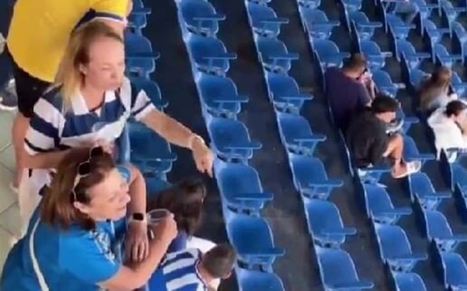 Vídeo: torcedora do Avaí pratica atos racista e xenofóbico contra torcida do Remo