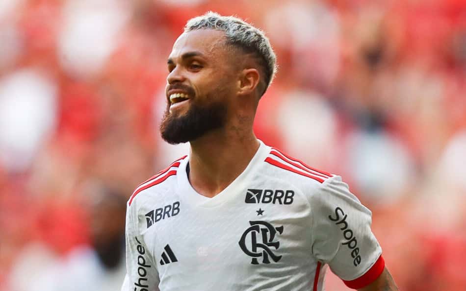 Michael durante a partida contra o Volta Redonda (Foto: Gilvan de Souza/Flamengo)