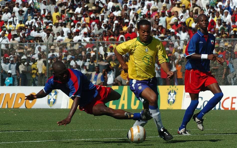 Brasil x Haiti - Jogo da Paz - Ronaldinho Gaúcho