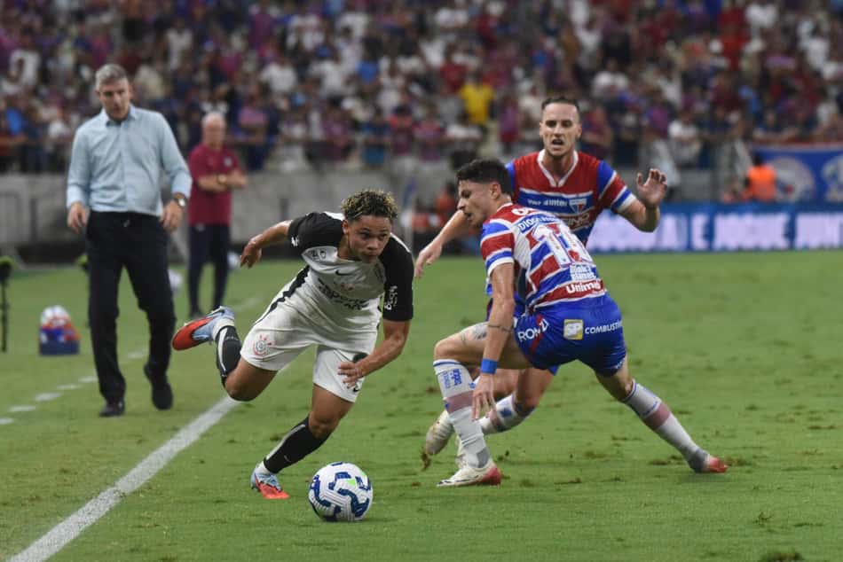 Fortaleza venceu o Corinthians pelo Brasileirão (Foto: Caio Rocha/Ofotográfico/Gazeta Press)