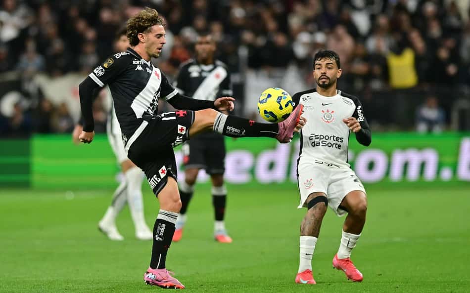 Vasco vai contra os números e arranca empate com Corinthians na Neo Química Arena