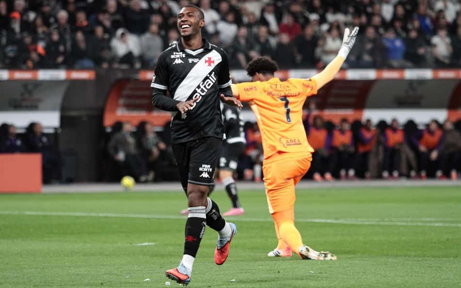 Rayan em ação em Corinthians x Vasco (Foto: Peter Leone/O Fotografico/Gazeta Press)