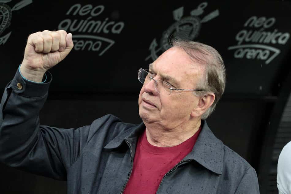 Osmar Stabile, presidente do Corinthians (Foto: Peter Leone/O Fotografico/Gazeta Press)