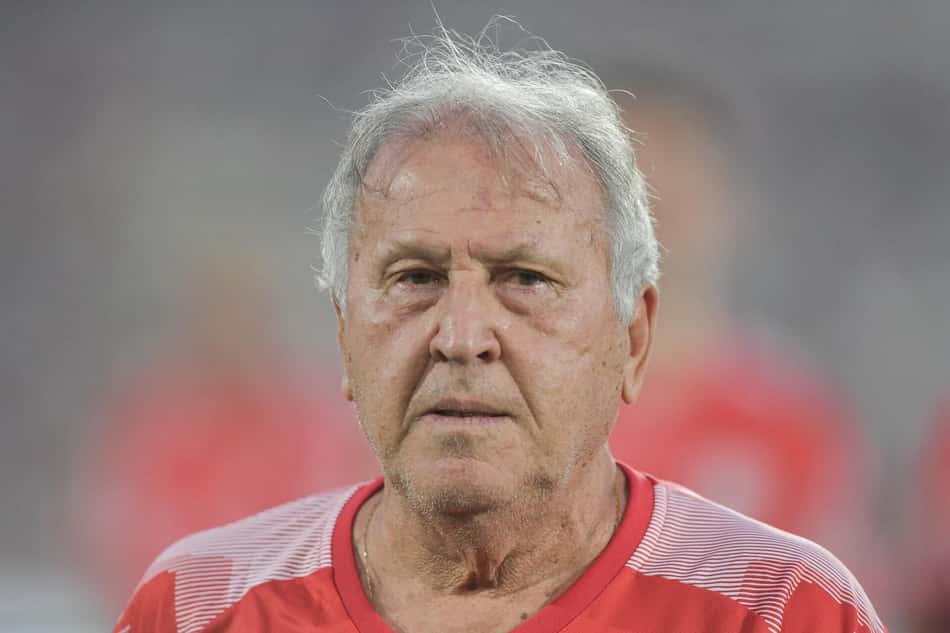 Zico, ídolo do Flamengo, no Jogo das Estrelas (Foto: Thiago Ribeiro/Agif/Gazeta Press)