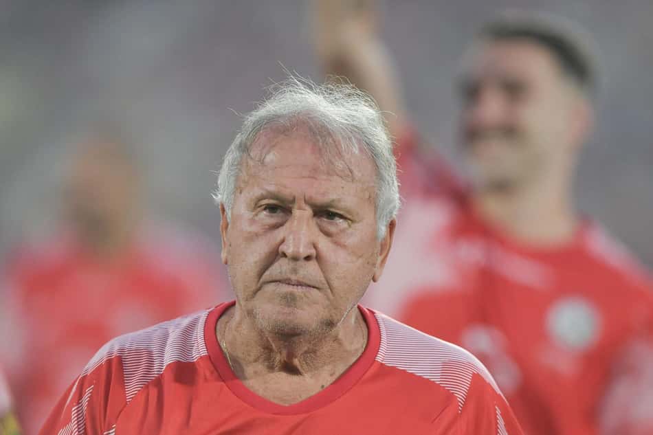 Zico, ídolo do Flamengo, no Jogo das Estrelas (Foto: Thiago Ribeiro/Agif/Gazeta Press)