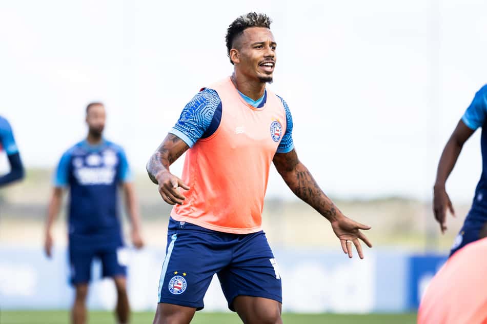 Rafael Ratão em treino do Bahia (Foto: Letícia Martins/EC Bahia)