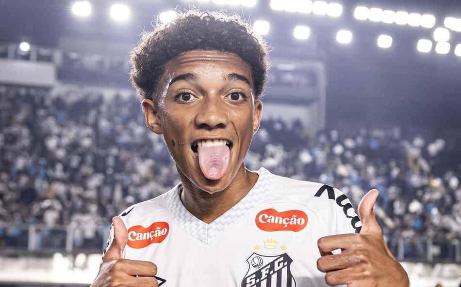 Robinho Jr vem se destacando no Santos (Foto: Raul Baretta/ Santos FC)