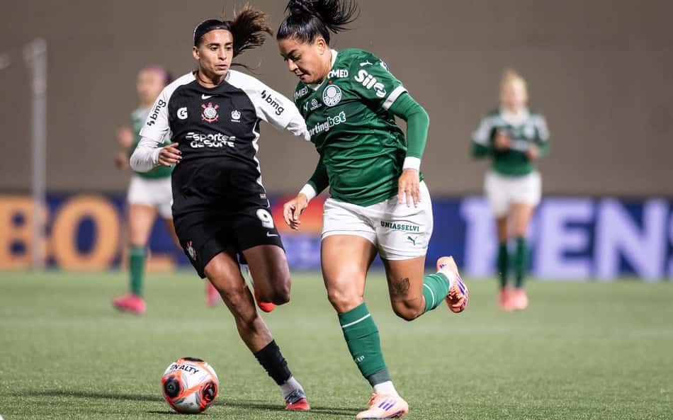 Corinthians e Palmeiras duelam pela final do Paulistão Feminino. (Foto: Guilherme Veiga/Ag.Paulistão)