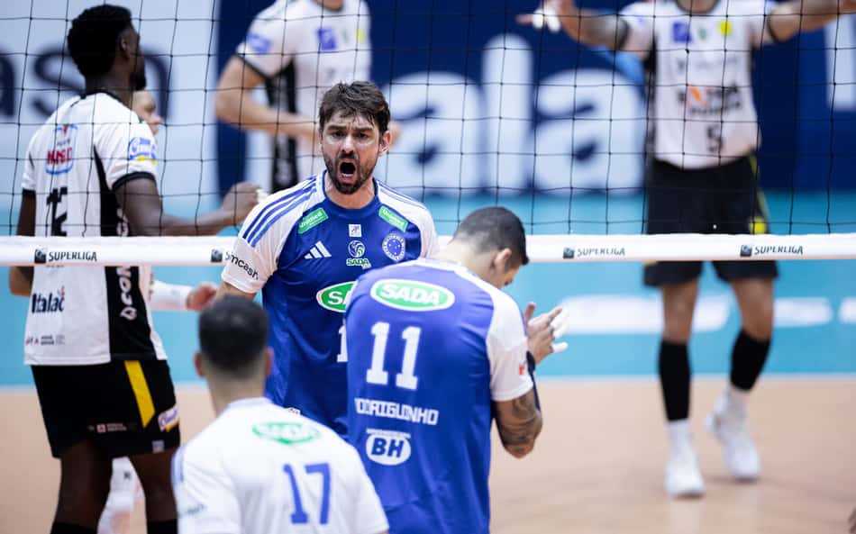 Sada Cruzeiro x Praia Clube Uberlândia (Foto: Agência i7/Sada Cruzeiro)