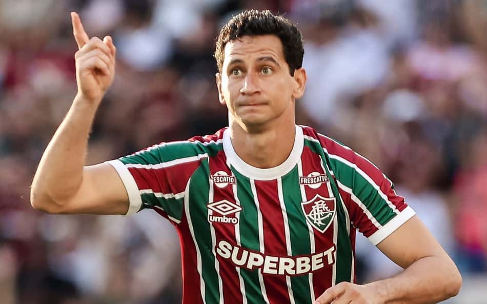 Ganso comemora gol marcado pelo Fluminense (Foto: Lucas Merçon/ Fluminense FC)