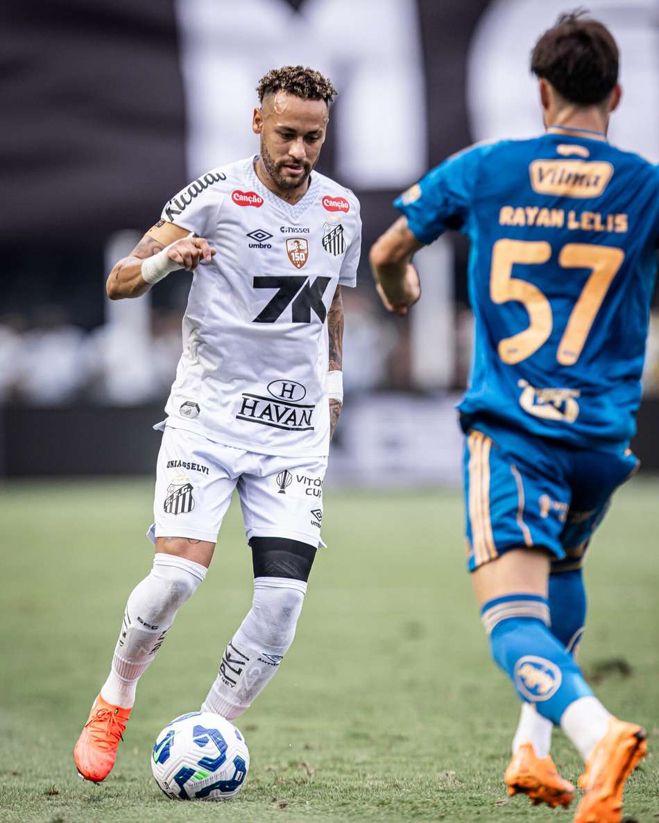 Neymar, camisa 10 do Santos (Foto: Raul Baretta/ Santos FC)