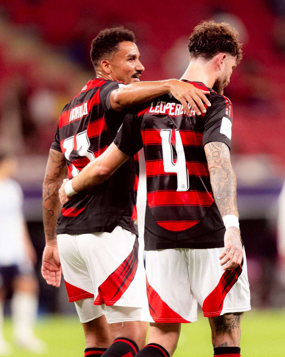 Danilo faz o segundo do Flamengo sobre o Pyramids (Foto: Adriano Fontes/Flamengo)