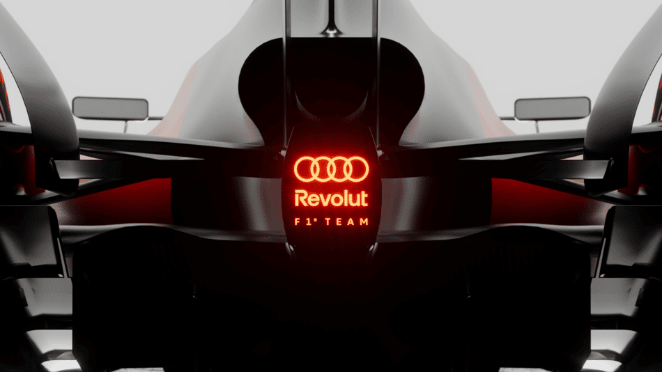 Nova marca da Audi na F1 (foto: Divulgação / Audi F1)