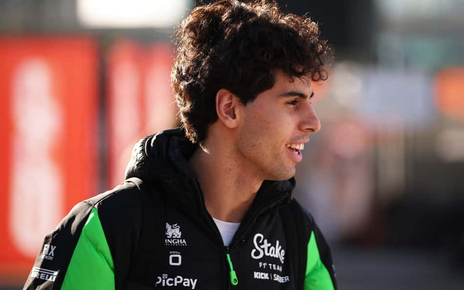 Gabriel Bortoleto no GP de Las Vegas de F1 (Foto: Chris Graythen/Getty Images/AFP)