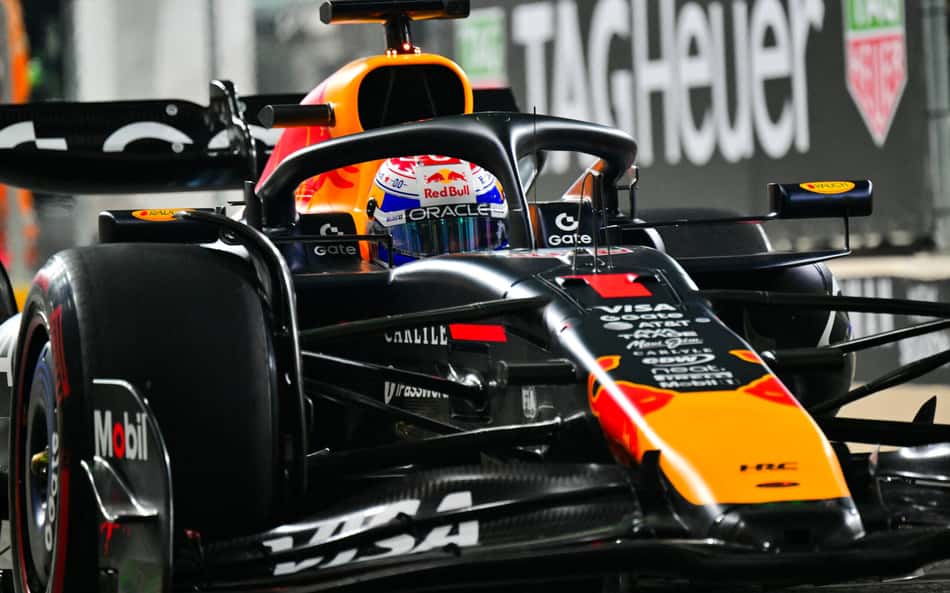 Max Verstappen na classificação do GP de Abu Dhabi (Foto: Andrej ISAKOVIC / AFP)