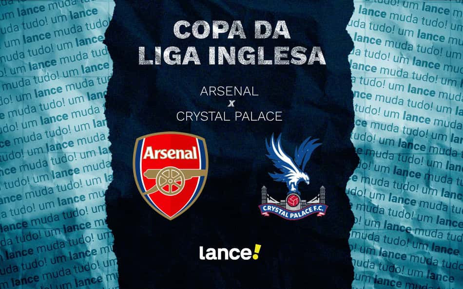 Arsenal x Crystal Palace: onde assistir e prováveis escalações do jogo pela Copa da Liga Inglesa