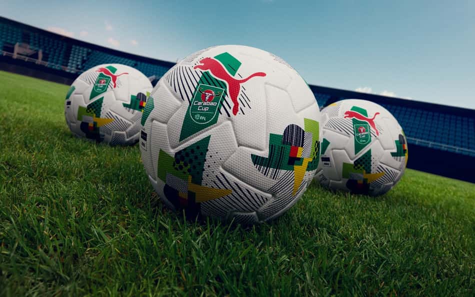 Bolas da Copa da Liga Inglesa na temporada 2025/2026