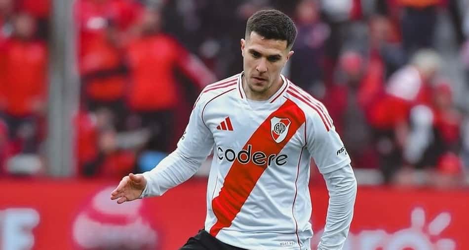 Bustos pelo River Plate (reprodução River)