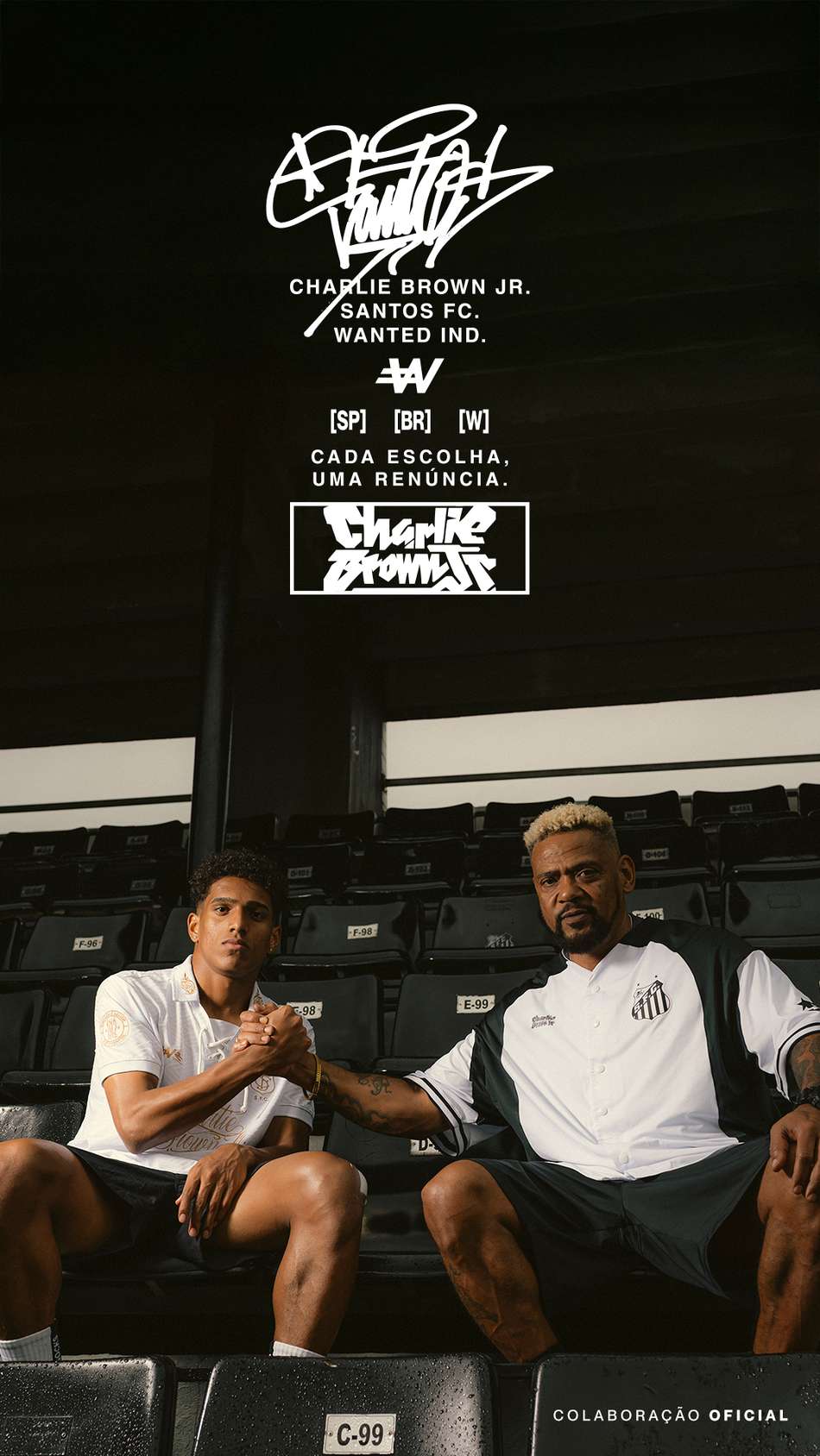 Santos lança nova linha de camisas em parceria com a Wanted e Charlie Brown Jr. (Foto: Divulgação/ Santos FC)