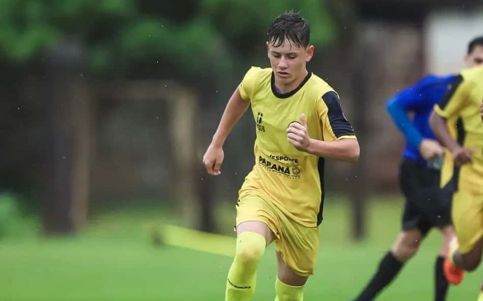Time do interior do Paraná vende promessa de 14 anos para o Bahia