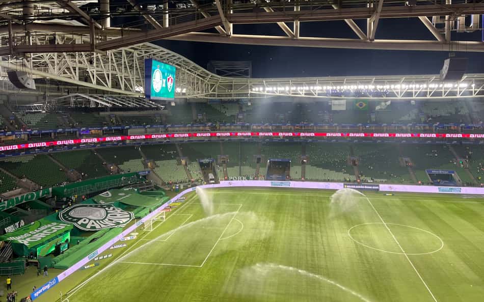 Palmeiras provoca o Flamengo e reacende debate sobre gramado sintético