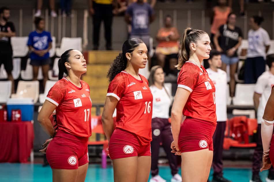 Geovanna em sua última partida o Tijuca Tênis Clube (Foto: Thiago Mendes/TTC)