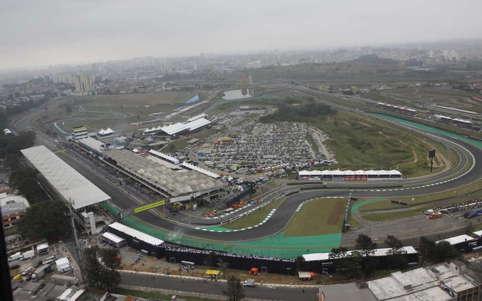 Autódromo de Interlagos visto do alto (Foto: Acervo Lance!)