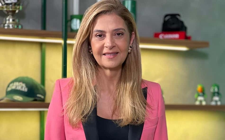 Leila Pereira, presidente do Palmeiras