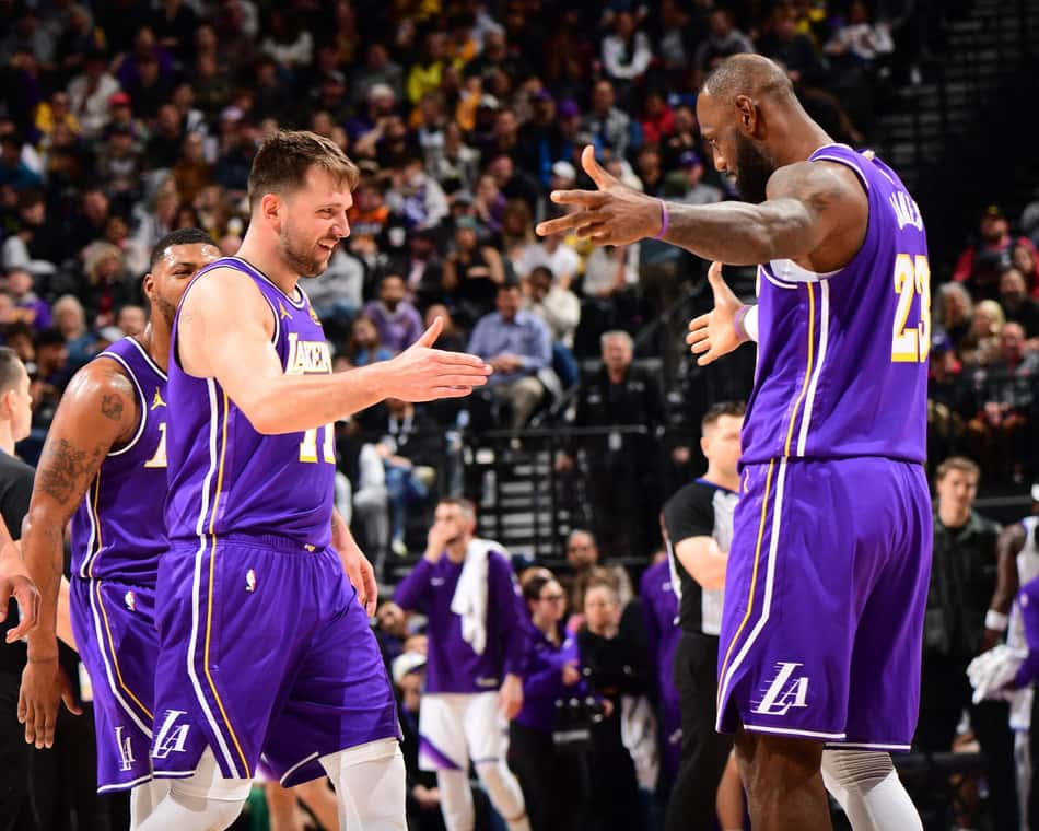 Luka Doncic - LeBron James - Los Angeles Lakers - NBA