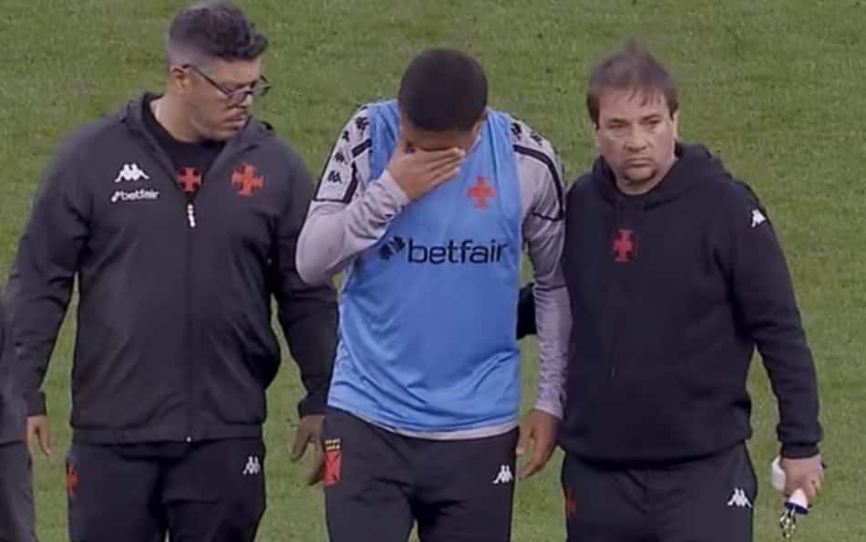 Lesão de jogador do Vasco vira assunto antes da final da Copa do Brasil: 'Que pena'