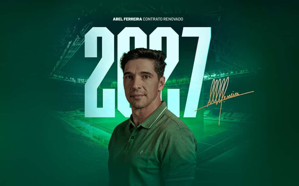 Abel Ferreira renova contrato com o Palmeiras; veja detalhes