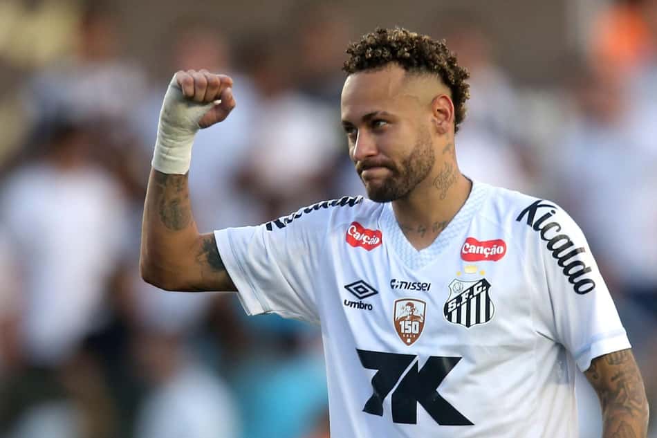 Neymar em Santos x Cruzeiro (Foto: Guilherme Dionizio/Código 19/Gazeta Press)