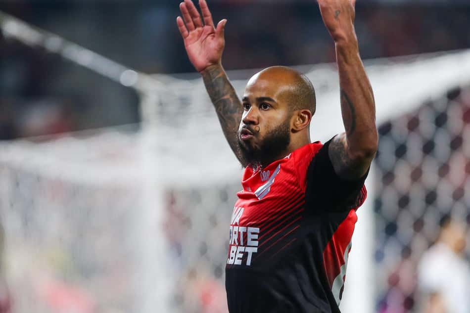 Patrick gol comemoração Athletico Operário-PR