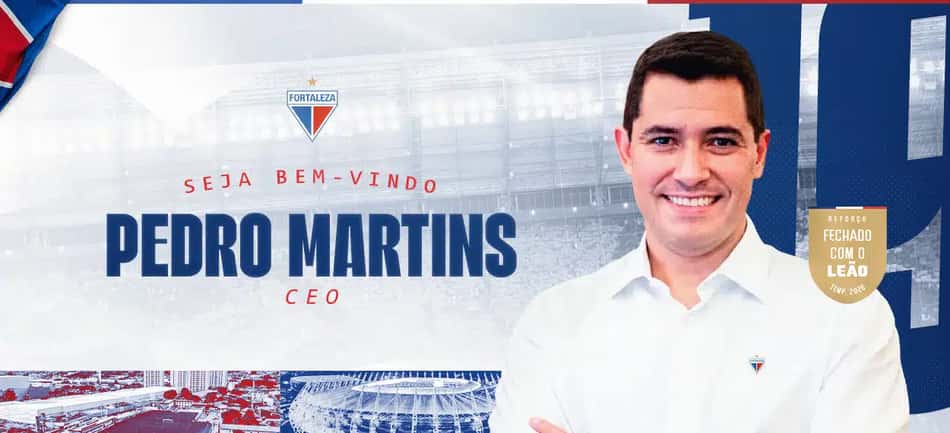 Pedro Martins é o novo CEO do Fortaleza (Foto: divulgação/Fortaleza EC)
