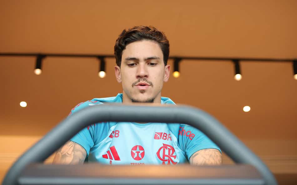 Pedro tenta se recuperar para jogar Copa Intercontinental com o Flamengo (Foto: Gilvan de Souza/Flamengo)