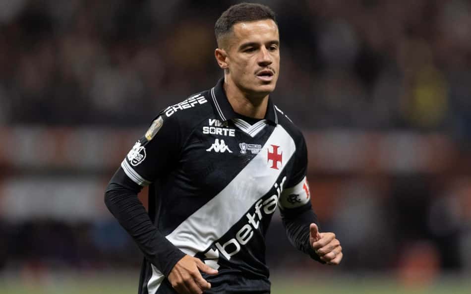 Philippe Coutinho, do Vasco, que jogará a Sul-Americana em 2026 (Foto: Matheus Sanches / MyPhoto Press / Gazeta Press)