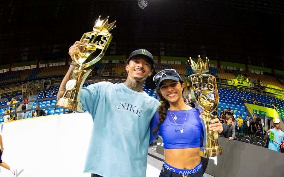 Rayssa Leal e Nyjah Huston
